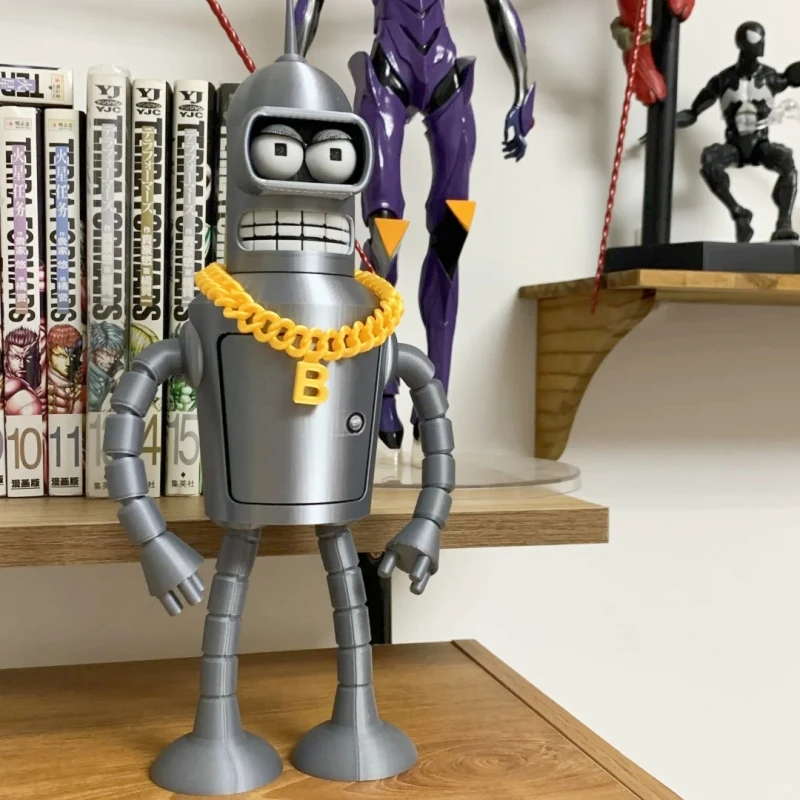 En Stock dibujos animados Futurama Fry & Bender impresión 3D modelo de figura de acción juguetes regalos para niños