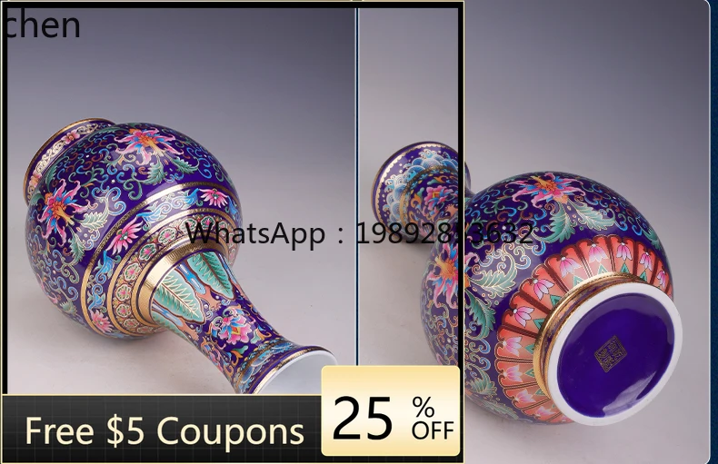 

ceramics enamel color vase ornament living room vase decoration home decoration