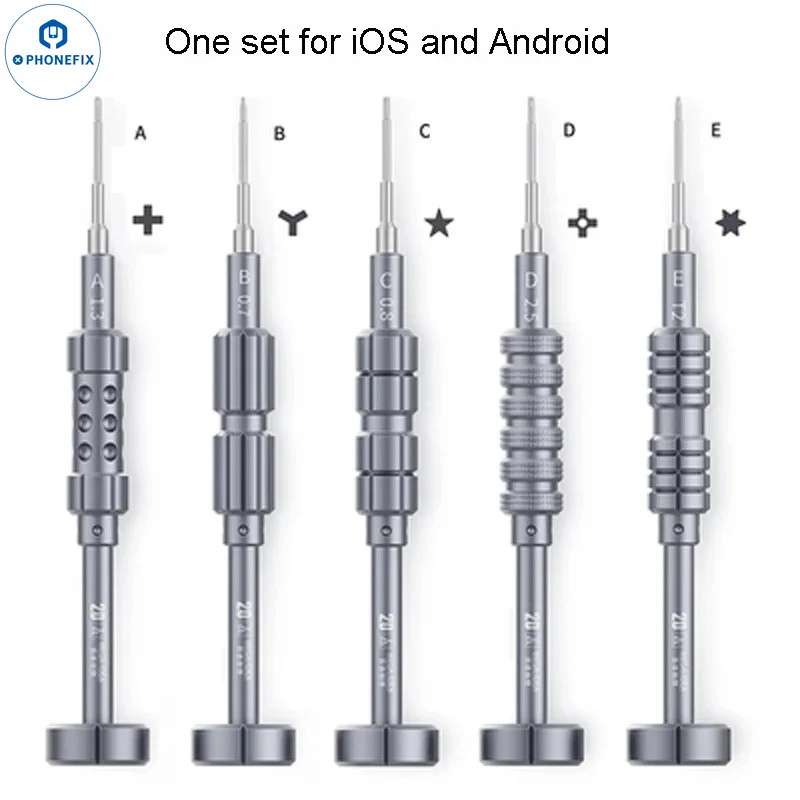 QIANLI 2D Precision Disassemble Screwdriver Set Torx Cross Pentalobe Screwdrivers For iPhone Android Mobile Phone Opening Tool