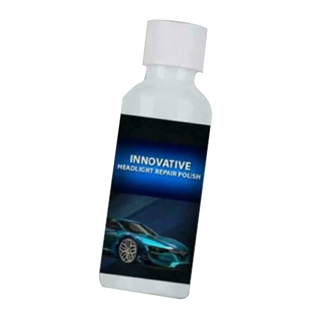 Car Exterior Lens Polish for Stabilizing Light Transmission Through Aging or Weathered Polycarbonate Surfaces 30ml