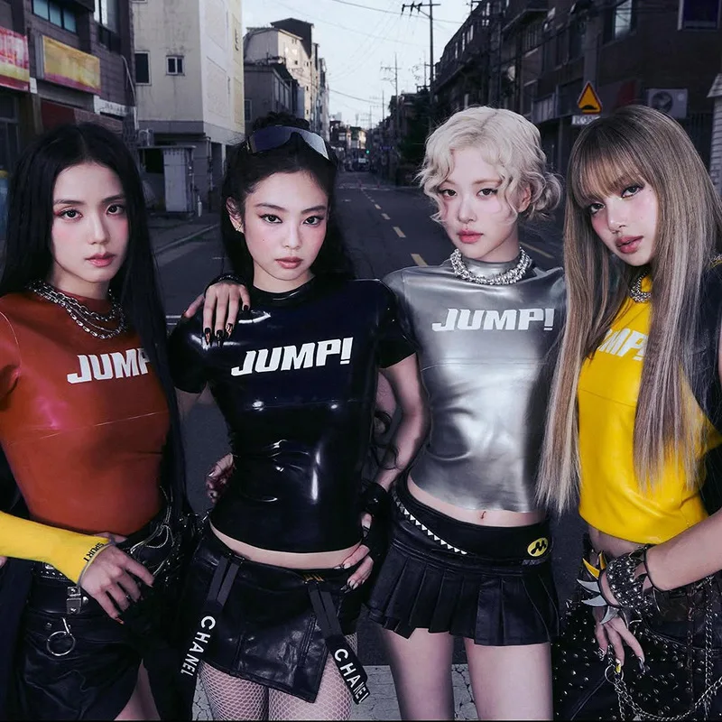 Damen Kpop PU-Leder Crop Tops Sommer Mode Sexy Buchstaben-Print Kurzarm Grafik T-Shirts Hot Girls High Streetwear Kleidung