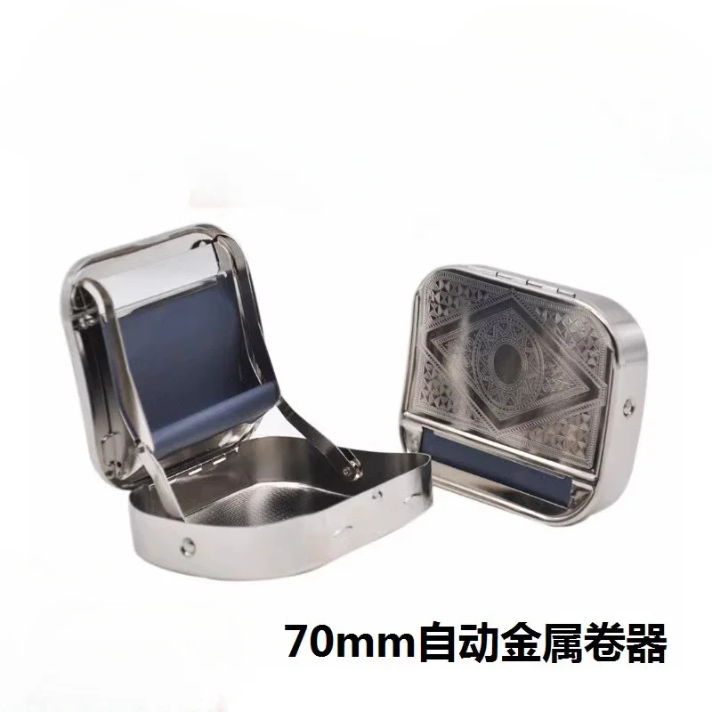 portable cigarette holder box type 70mm semi-automatic manual household tobacco filter