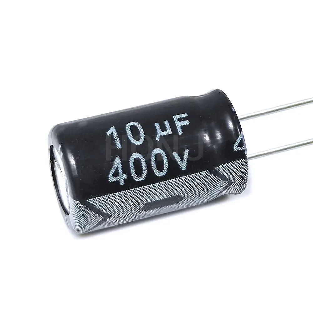 10 قطعة ​ ​ ​ ​ ​ ​ ​ ​ ​ ​ ​ ​ 10 فائق التوهج 400V 10MFD 400 فولت 10*17 مللي متر الألومنيوم مُكثَّف كهربائيًا شعاعي 10mf400v 400v10mf 400v10uf ± 20% ​ ​