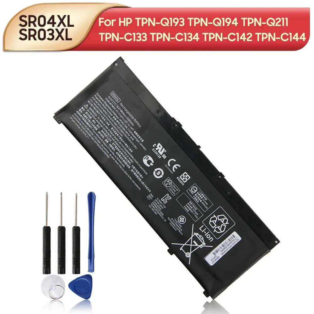 New Replacement Battery SR04XL SR03XL For HP 15-CE 15-CB15-DC 15-CX HSTNN-DB7W TPN-Q211 TPN-Q193 TPN-Q194 TPN-C133