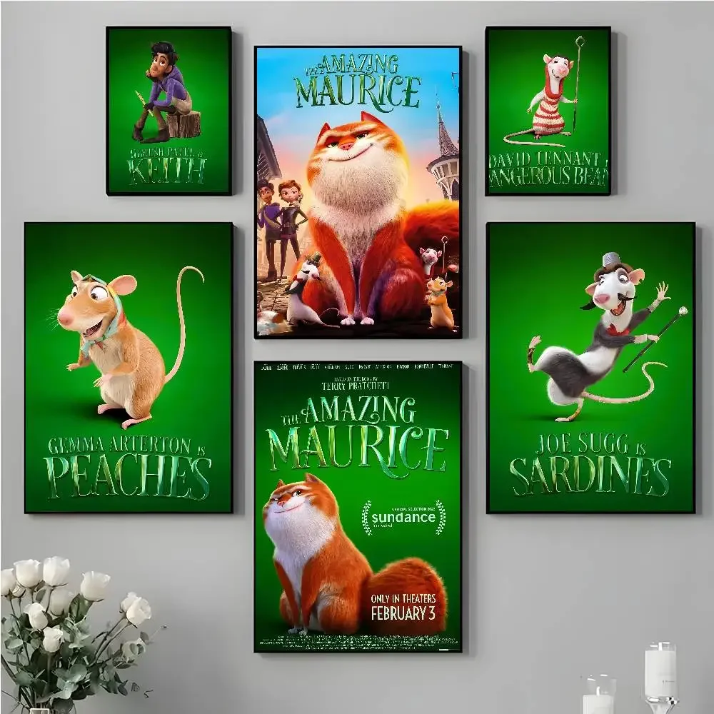 

T-The Amazing Maurice постер эстетическая картина на холсте постеры и принты настенная художественная картина для украшения гостиной