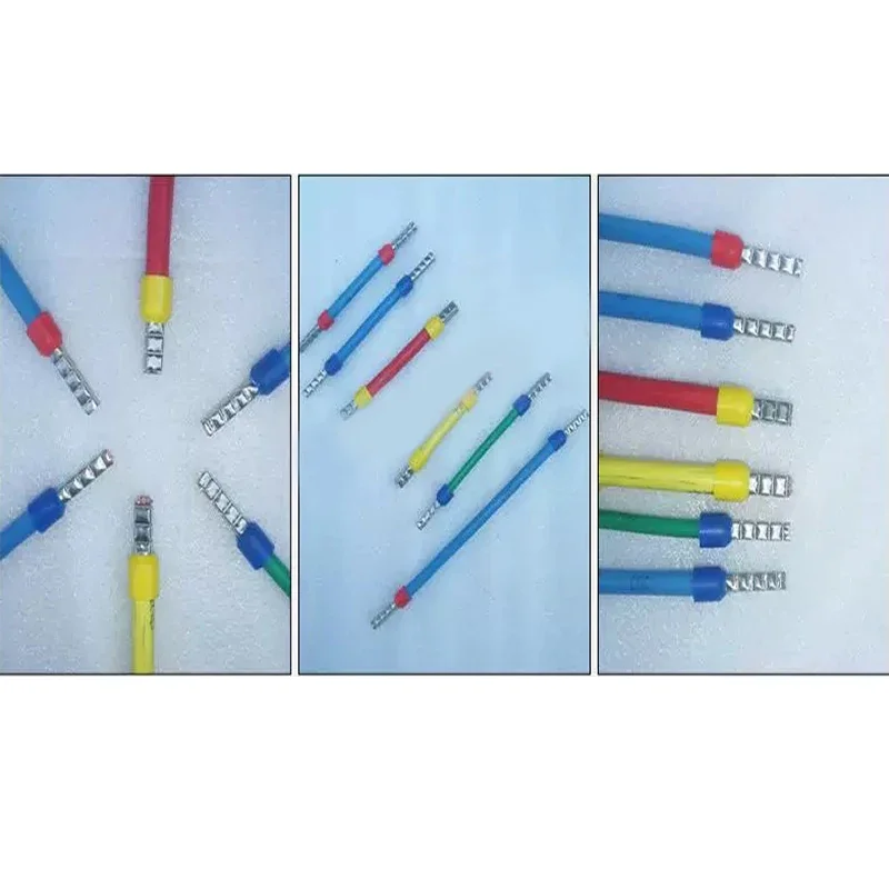 Pneumatic Tube Terminal Crimping Machine 6-16mm² Insulated Cold Crimping Clamp Quadrilateral Crimping for Electrical Wiring