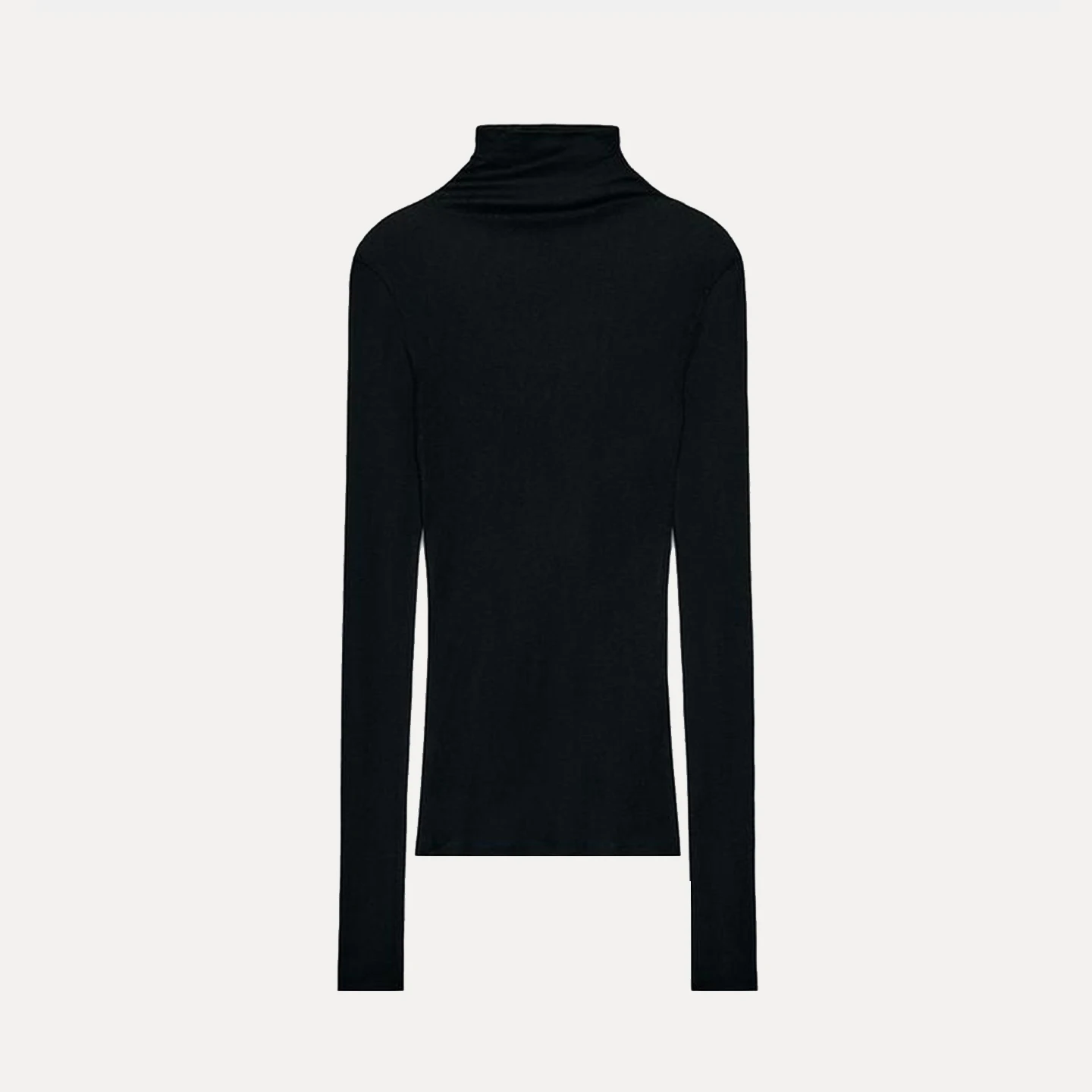 2025 invierno nueva mujer Faion Personali largo Sve cuello alto camiseta Color camiseta Z marca ropa de punto para mujeres