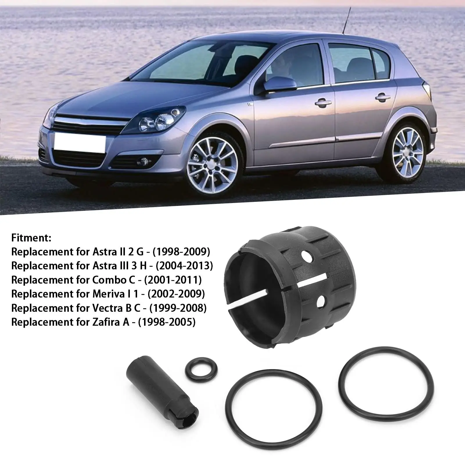 Втулка выбора передач, прочный комплект втулок для ремонта ручки передач из АБС-пластика, практичная замена для Vauxhall astra/Combo/Meriva для автомобиля