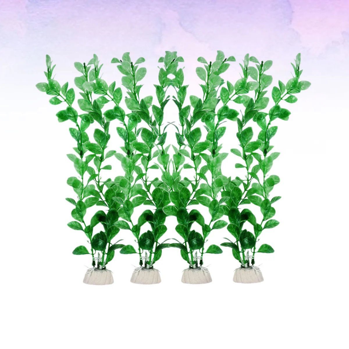 

4pcs Artificial Water Plants Set Realistic Aquarium Decor For Fish Tank No Fade Low Maintenance Fake Water Plant Decorative Pet
