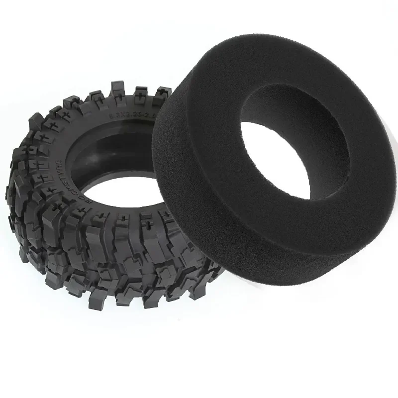 

2.6in Crawler Tires 132x58mm Rubber Tyres Gift Foam for 1/7 1/8 1/10 RC Car Ralaro Ryft Yikong Axial TRXS SCX10 Yeti Capra