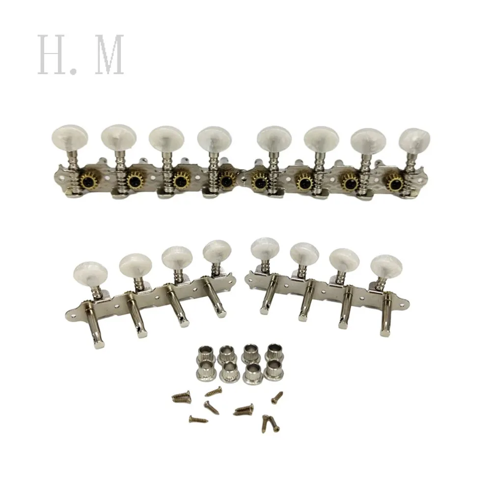 

4L4R Mandolin Tuning Pegs Machine Heads String Tuning Pegs for 8 Strings Mandolin Instruments Accessory