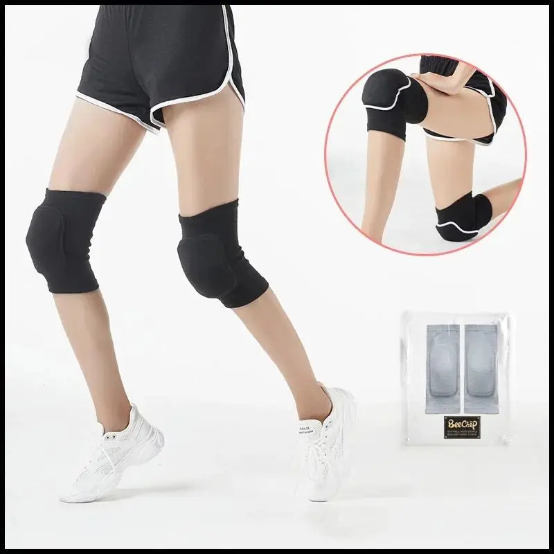 Dance Sponge Knee Pad Warm Volleyball Dance Kneel Anti Collision Exercise Thicken Knee Pad Sports Dance Knee Pad Skating