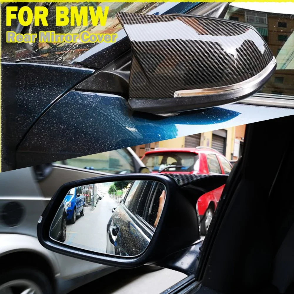 For BMW 1 2 3 4 Series F20 F21 F22 F23 F30 F32 F36 X1 E84 F87 M2 M style black rearview mirror cover M2 rearview mirror cover