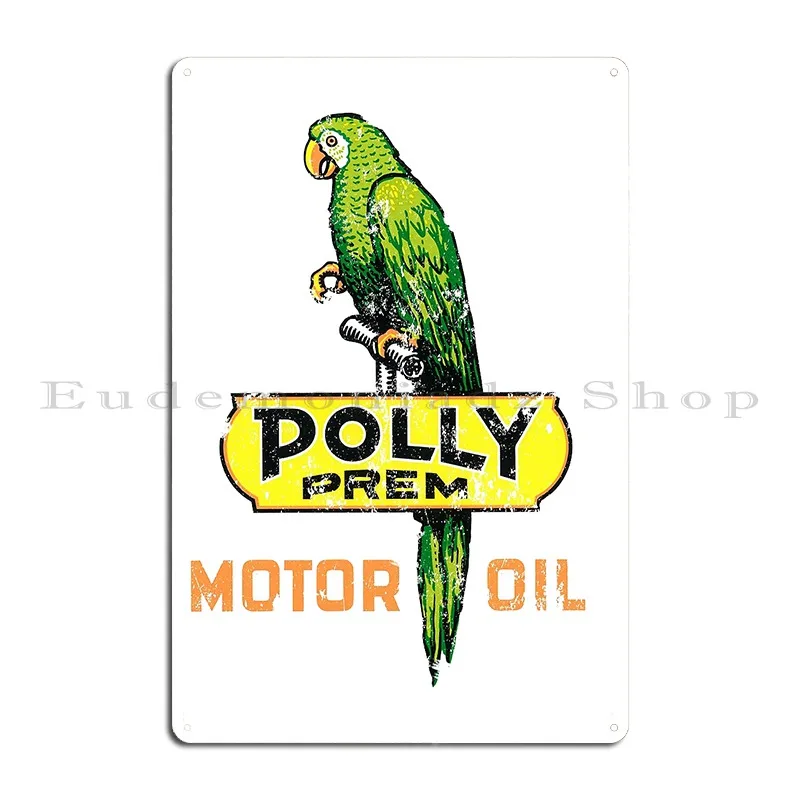 Polly Gas Metal Plaque Home Custom Bar Cinema Character Tin Sign Poster