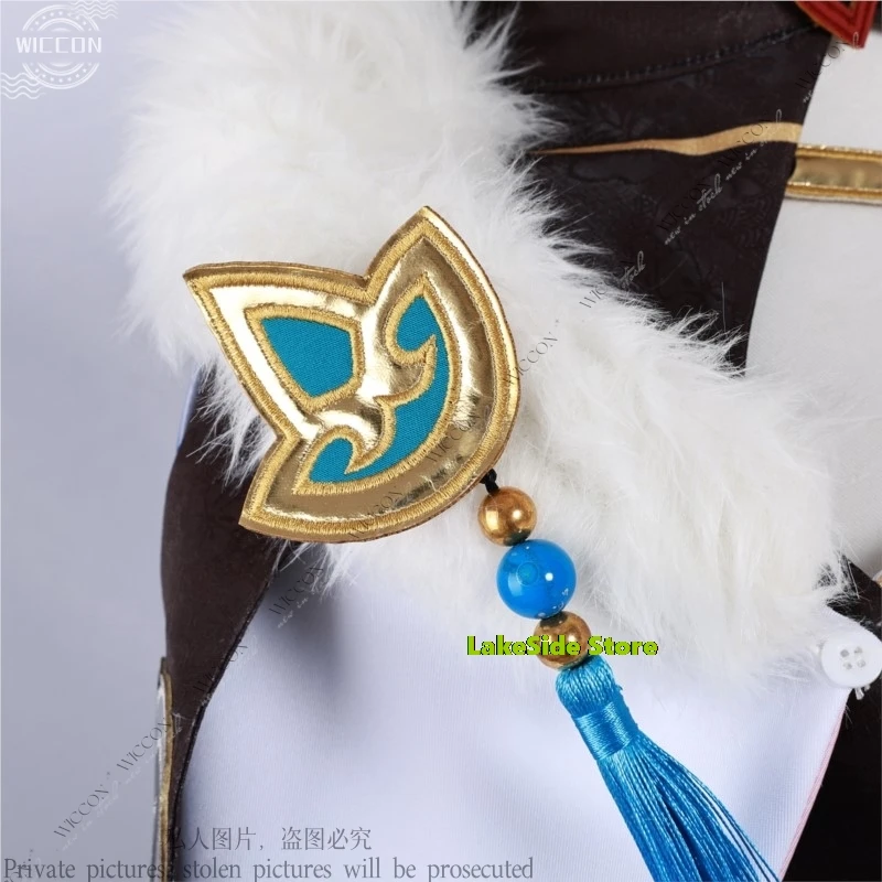 Baiheng Cosplay Kostuum Pruik 80Cm Honkai: Star Rail Anime Spel Halloween Partij Rollenspel Vrouw Xianzhou Alliantie Comic-Con