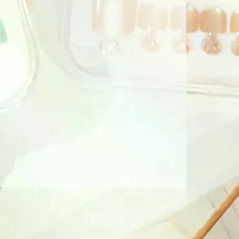 Накладные ногти French Fake Nails, глянцевые, с эффектом кошачьего глаза, короткие квадратные, для полного покрытия, 10 шт./упаковка, для наращивания ногтей на ногах