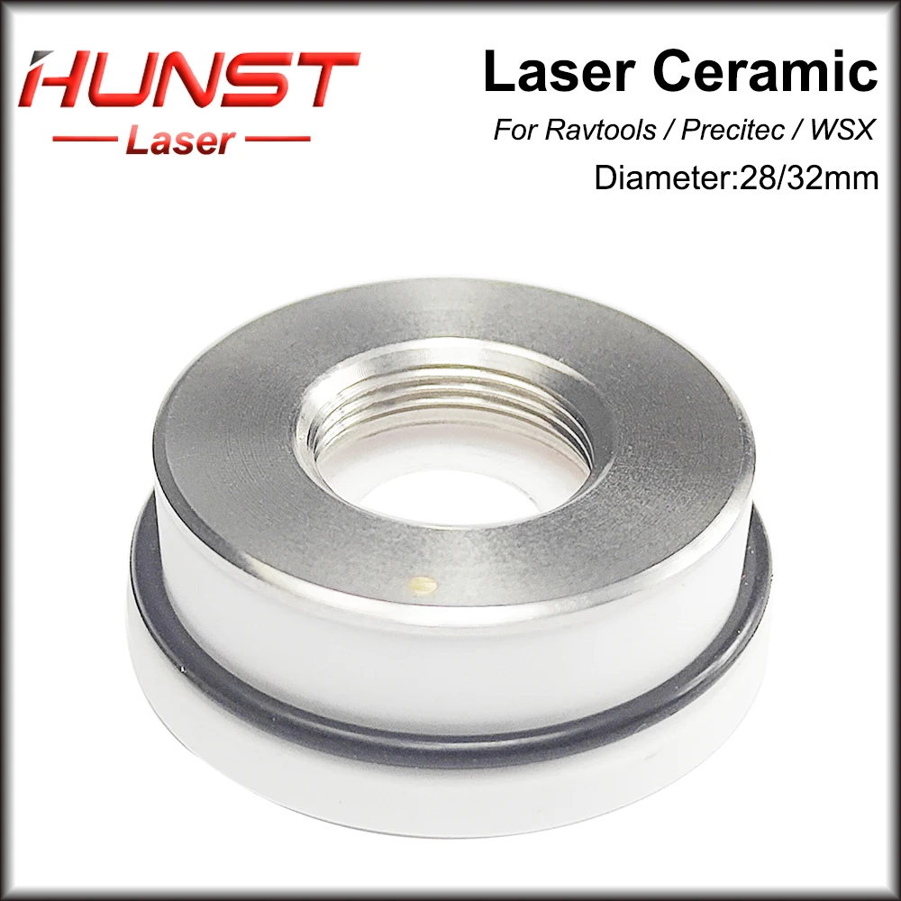 Imagem -06 - Suporte Cerâmico 28 32 mm do Laser do Anel do Laser de Hunst para a Cabeça de Corte do Laser da Fibra de Raytools Wsx Precitec Hsg Hans Dne o