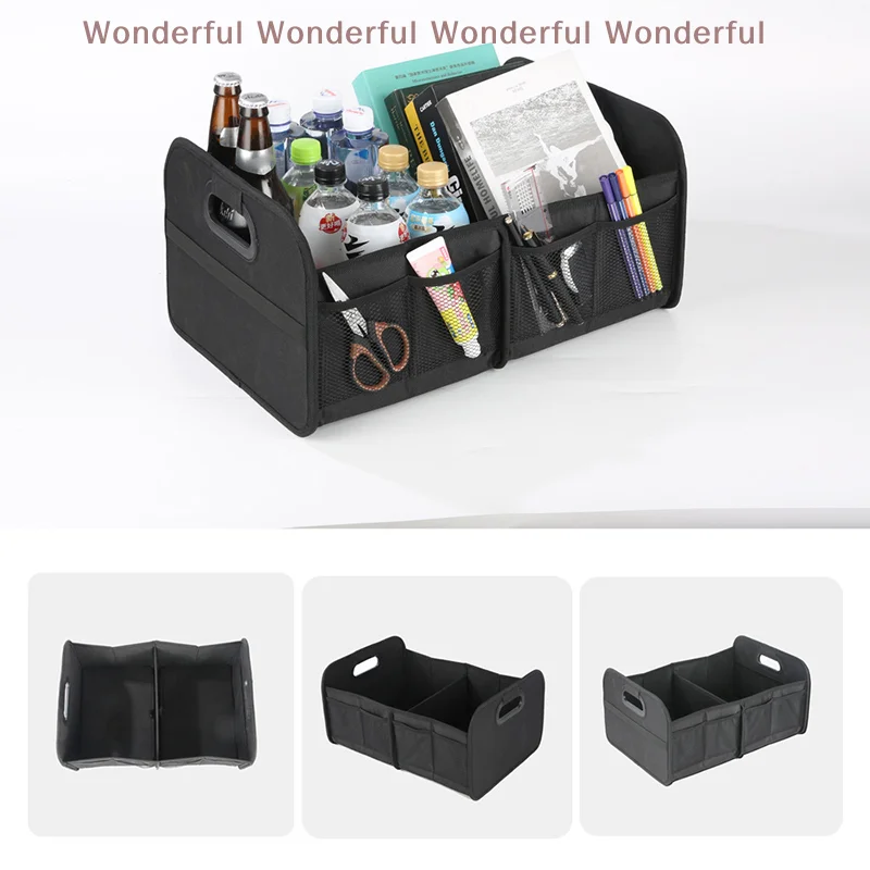 

High Capacity Eco-Durable Car Organizer, Foldable Trunk Storage Box for Trucks