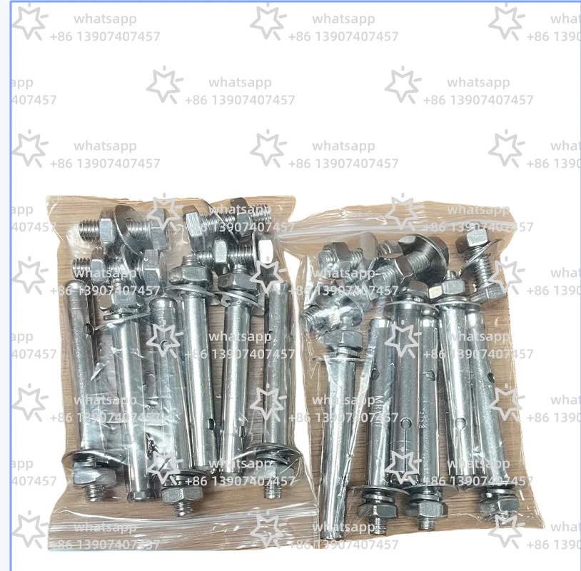 1 pcs 304 stainless steel a-ir conditioning bracket screw installation kit M8 length 80MM expansion and bursting 25mm unit foot