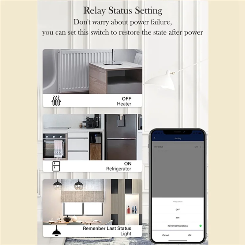 A37T-Power Monitor Zigbee Switch 30A AC90-250V Tuya Smart Life Sterowanie aplikacją za pośrednictwem Alexa Google Voice Assistant