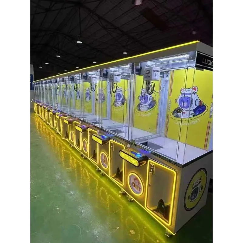 Customize The Appearance Doll Grabbing Machine Toy Claw Crane Machine Transparent Cabinet Arcade Claw Machine with Card Payment