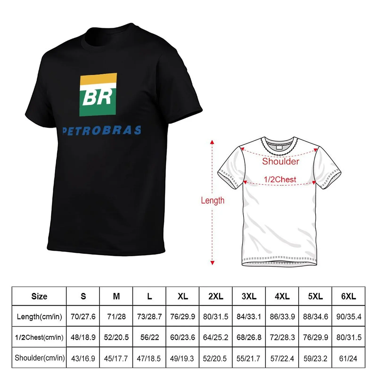 رائعة Petrobras شعار التصميم الأساسي T-shirt.png تي شيرت أنيمي التي شيرت رجل تي شيرت عالية الجودة الفاخرة العلامة التجارية تي شيرت