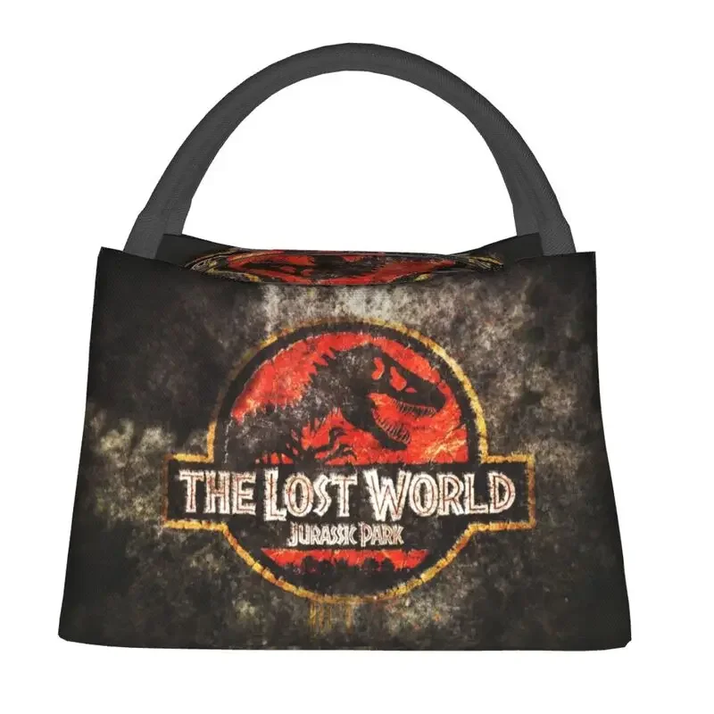 The Lost World Jurassic Park Lunch Box Women Dinosaur Cooler Thermal Food Insulated Lunch Bag Office Work Pinic Container