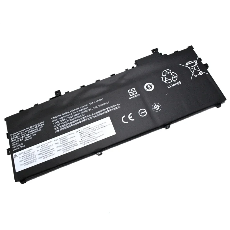 Batería para portátil Lenovo ThinkPad X1 Carbon 5th Gen 2017 6th 2018 Series SB10K97586, 01AV494 01AV429 01AV430 01AV431