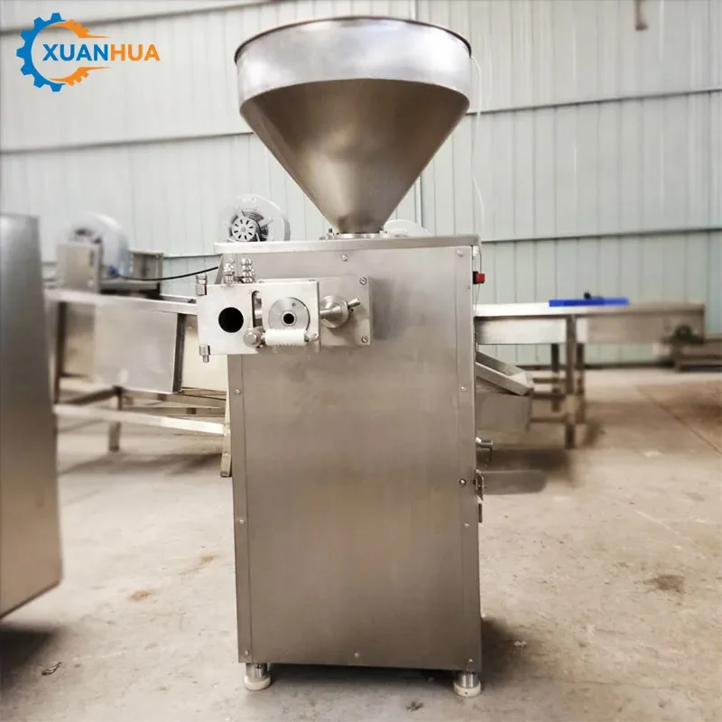 Factory Direct Sales Mini Pneumatic Twistin Quantitative Sausage Stuffer Manual Meat Sausage Making Machine