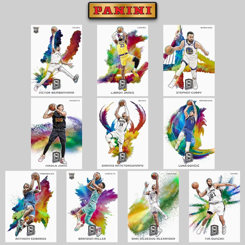 

Panini 2024, сделай сам, домашний Best of The Nba, цветной взрыв, Уembanyama, Джеймс Дончич Карри, баскетбольная звезда, коллекционные коллекционные карты, подарочная коллекция