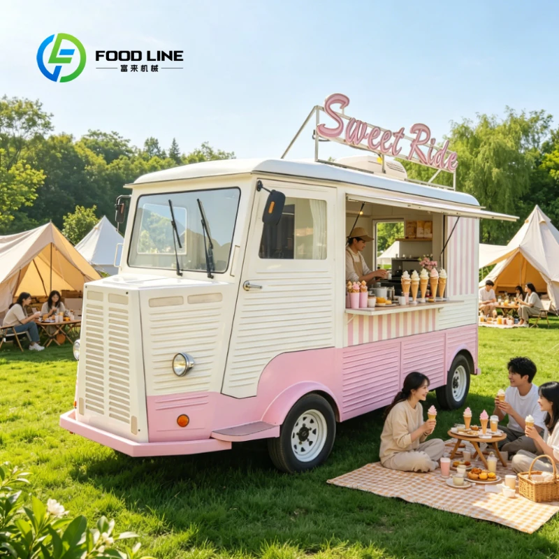 Coffee Tea Van - Customized Electric Food Van Drivable Mobile