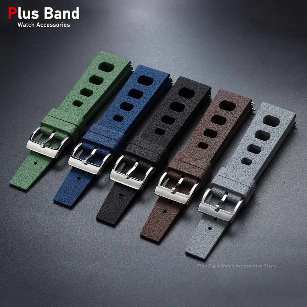 Neues Design, Fluorkautschuk-F – Fkm Rubber Dive Watch Strap 20Mm Bewertung und Preis