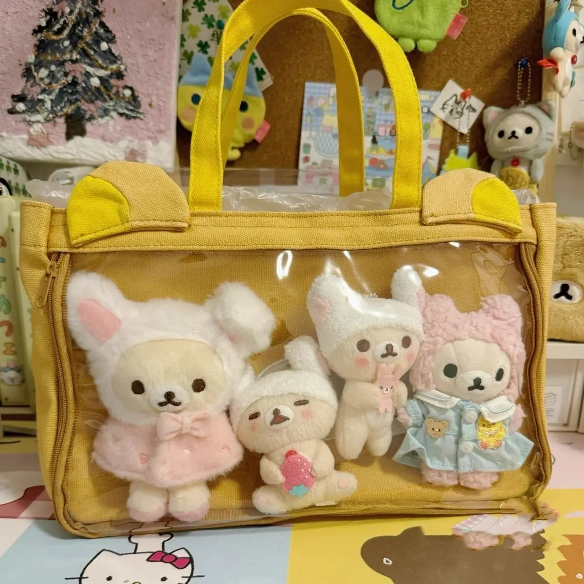 Cute Rilakkuma Bear Ai-tatA Aitata Ita Bag Girls Big Canvas PVC Itabag borse a tracolla dolenti borse a tracolla grandi per donne ragazze