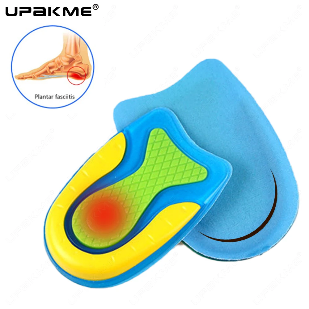 

Heel Cushions Inserts for Shoes Heel Cup Silicone Gel Pads for Bone Spurs Pain Relief Protectors Plantar Fasciitis Insole Insert