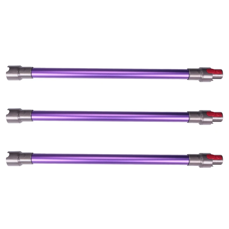 3X Quick Release Extension Wand Tube For Dyson V7 V8 V10 V11 Handheld Vacuum Cleaner Replacement Parts Purple