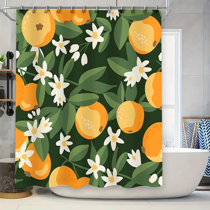 

Домашние занавески для душа для ванной комнаты, водонепроницаемая ткань, современные занавески для ванной комнаты в скандинавском стиле, занавеска для душа 180x200