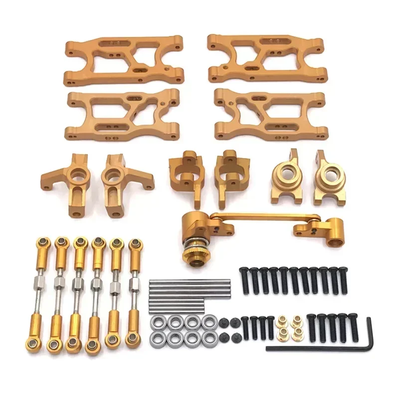 Metal Upgrade Swing Arms Steering Cups C-shaped Seats Steering Components Connecting Rods Bearings for LC RACING 1/14 LC RACING