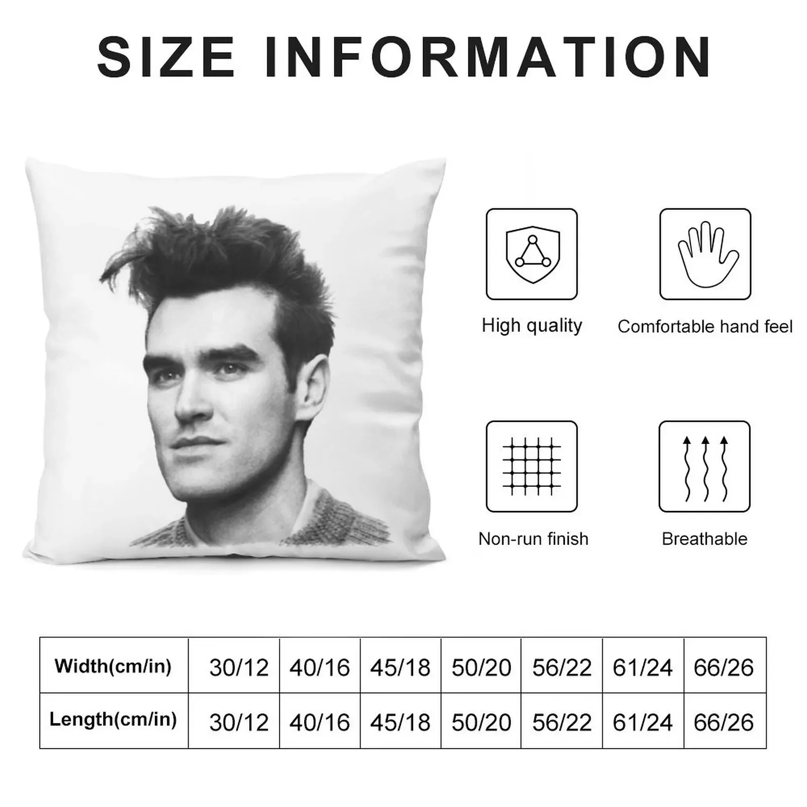 Morrissey Throw Pillow Pillowcases For Pillows anime girl christmas decorations for home 2025 pillow