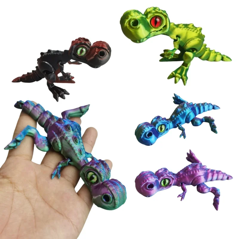 

3D Printed Dinosaur Animals Toy Tyrannosauru Rex Figurine Articulated Dragon Fidget Dragon Collector Home Decor decoração quarto