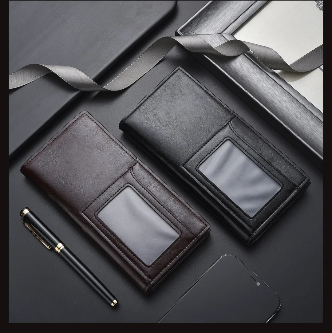 

Brand Men PU Leather short Wallet With Zipper Coin Pocket Vintage Big Capacity Male Short Money Purse Card Holder New