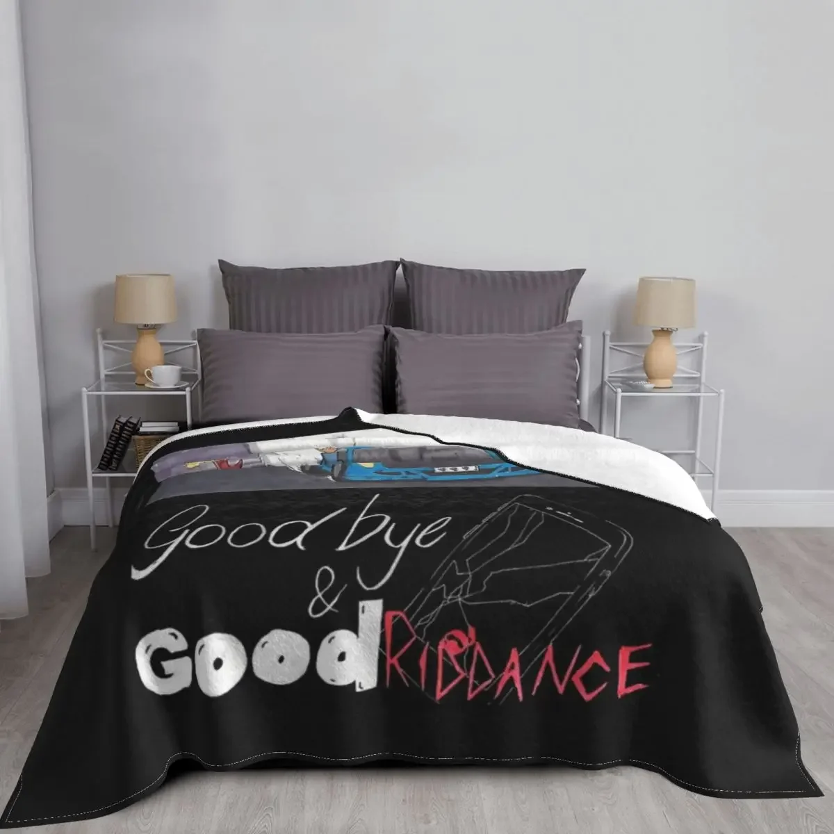 Juice Wrld Good\\t Throw Blanket Flannel Fabric cosplay anime