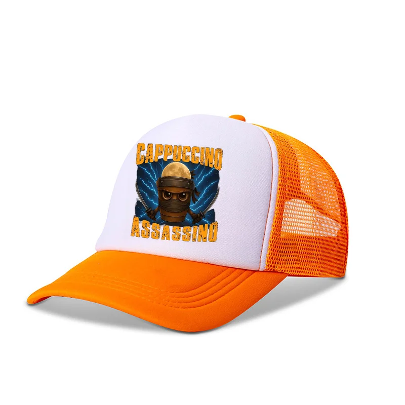 Topi Brainrot Italia Topi Peaked Lucu Topi Bisbol Kerai Musim Panas Sejuk Fashion Baru Anak Laki-laki Pria Aksesori Anak-anak Hip Hop