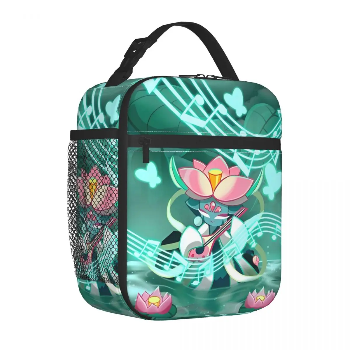 Lotus Dragon Cookie Cookie Run Kingdom Insulated Lunch Bag Leakproof Meal Container Cooler Bag Tote Lunch Box Food Storage Bag