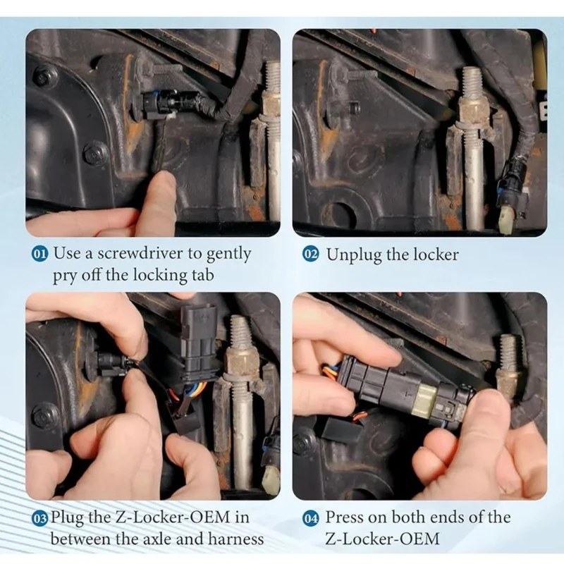 Plastic Easy Installation Lock Bypass Wiring Harness Plugs Connector Z-LKR-OEM Electric Systems Secure Connection