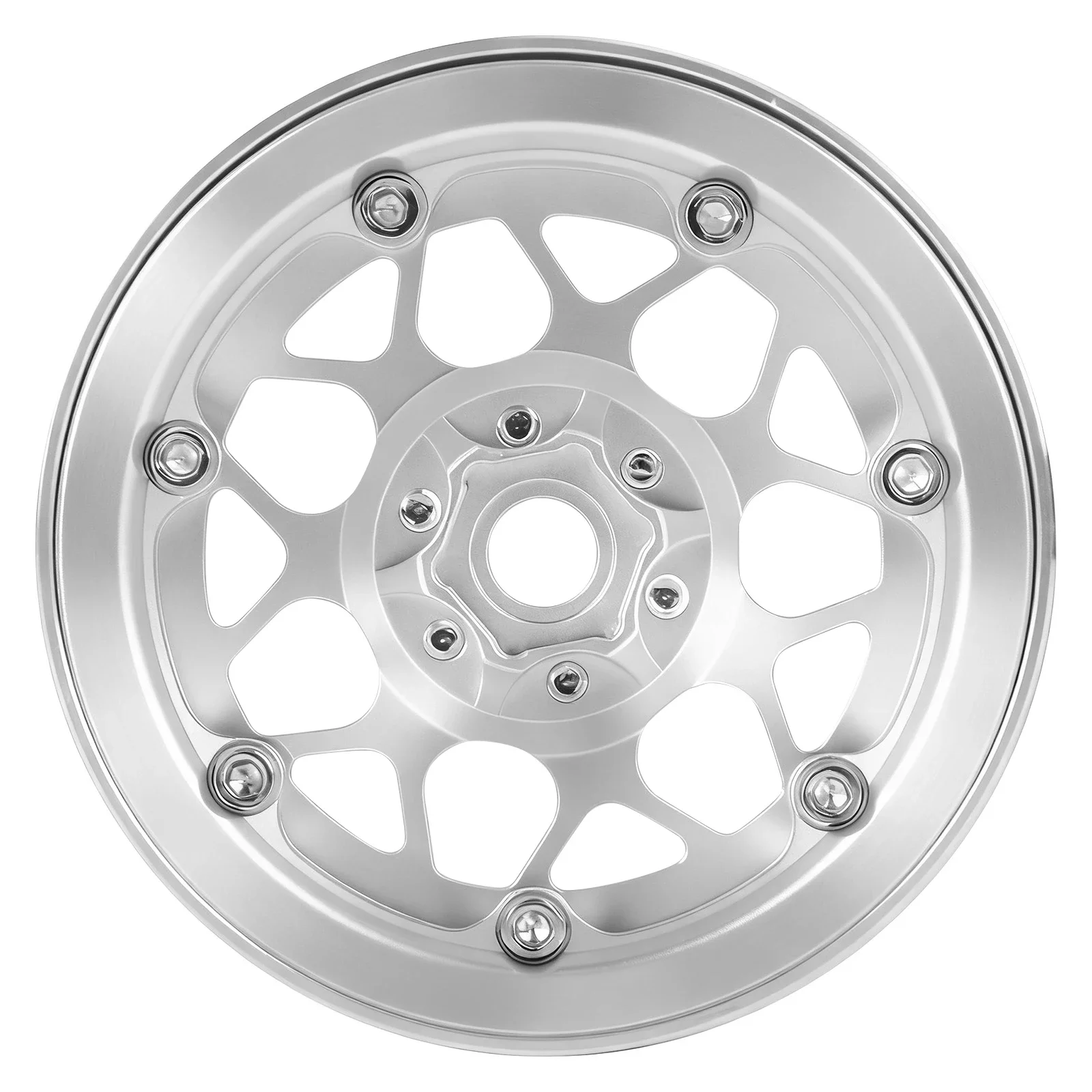 PYFORE 2,2 Zoll Aluminiumlegierung Metall-Radnaben Reifen 4 Stück 64*34mm Sechskant-Adapter 12mm für 1/10 1/8 RC Modellauto Crawler Zubehör – Detail 4