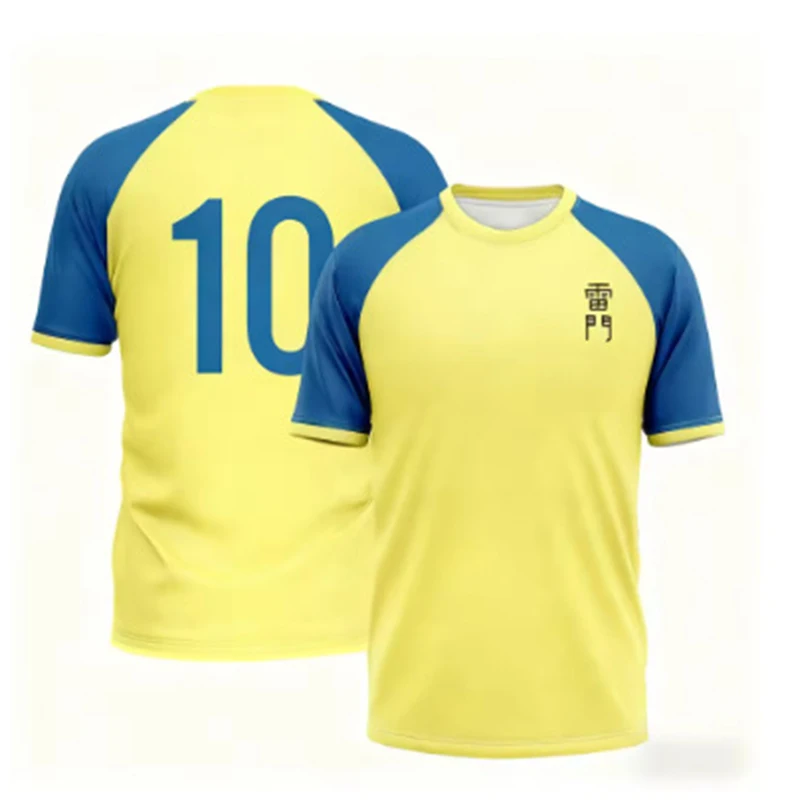 Japan Soccer Anime Polo Shirt Inazuma Eleven Kaio Boys Girls Clothes Sports Casual Breathable Quick-Drying Daily Training Top