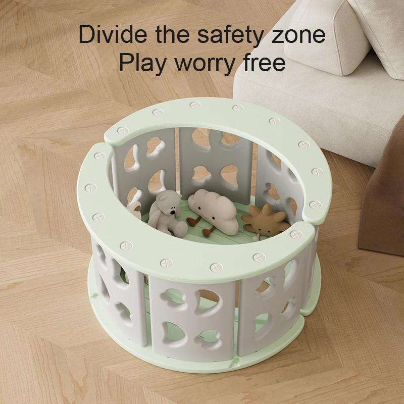 5-in-1 Plastic Indoor Outdoor Play Set with Slide Rocker for Toddlers