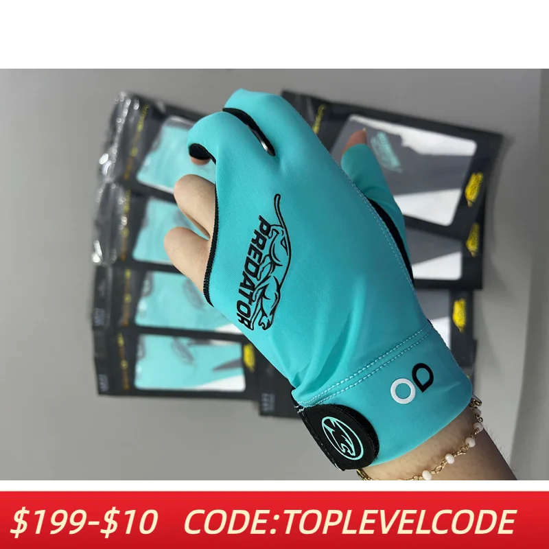 

PREDATOR Billiard Gloves with Orginal Three-finger Left hand Professional Pool Cue Snooker Cue Gloves for Billiard Accessory