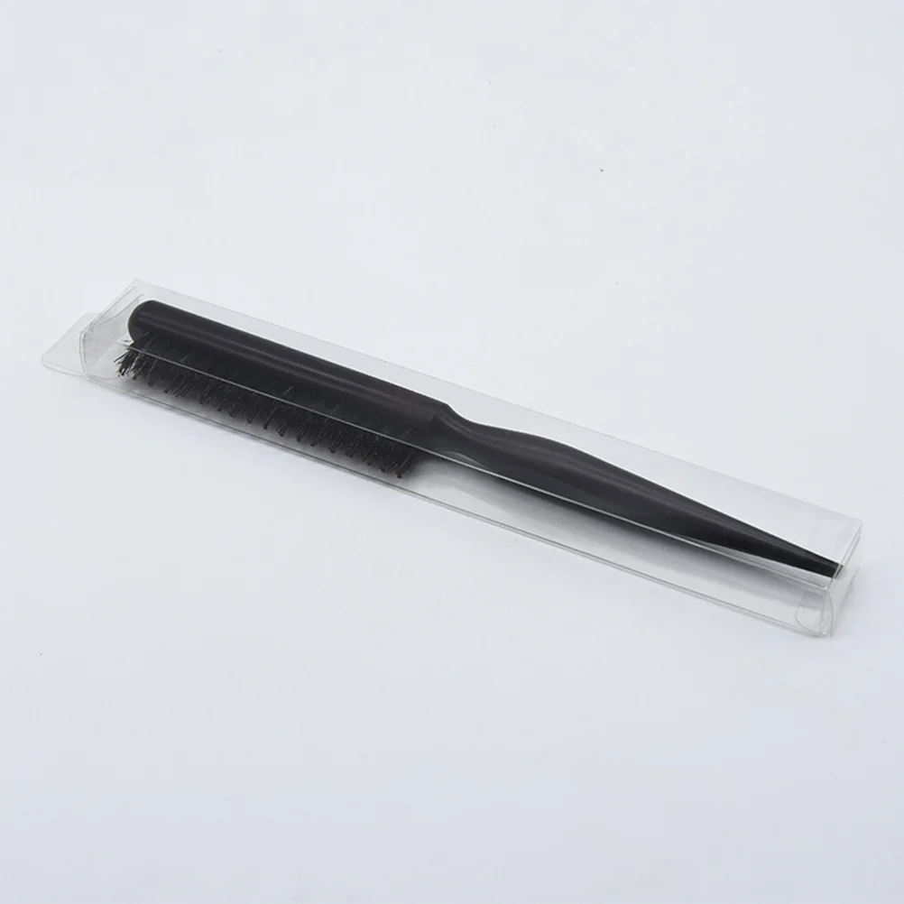 

Wood 3-Row Comb Natural Boar Bristle Hairbrush For Salon Home Use Ergonomic Handle Anti-Fatigue Styling Tool