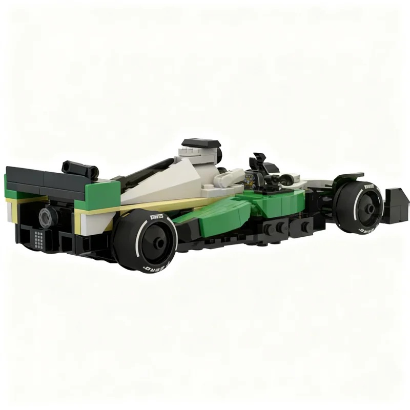 281個入り-moc-ゴールドブラスト・レーシング-gbr1-f1カー-シティチャンピオンズ-モデル組み立てブロック-クリスマスギフト-知育玩具-創造性を育む工作-誕生日プレゼント
